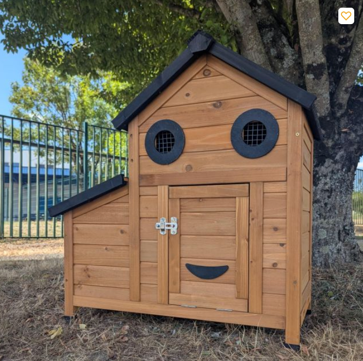 Poulailler Mini Burma 1 à 2 poules toit shingle noir