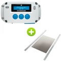 Portier automatique poulailler Pro et porte en aluminium ajustable pour tous poulaillers